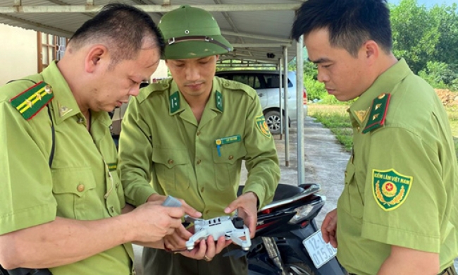 Ứng dụng flycam: Thêm thuận lợi cho công tác quản lý, bảo vệ rừng