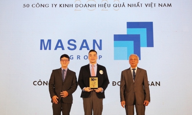 Masan 10 năm được vinh danh Top 50 công ty kinh doanh hiệu quả nhất Việt Nam