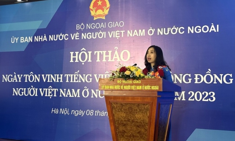 Thúc đẩy việc gìn giữ, học tập và sử dụng tiếng Việt trong cộng đồng người Việt Nam ở nước ngoài