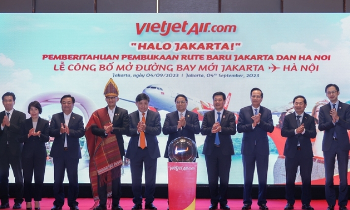 Vietjet công bố mở đường bay thẳng Jakarta – Hà Nội