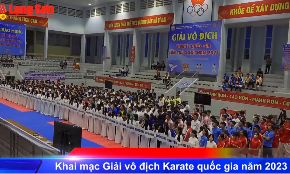Khai mạc Giải vô địch Karate quốc gia năm 2023