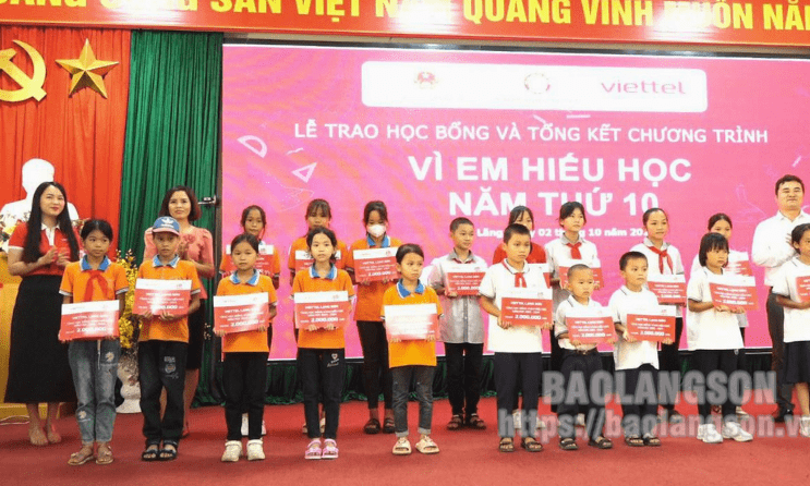 Viettel Lạng Sơn: Hành trình 10 năm chắp cánh ước mơ cho học sinh nghèo