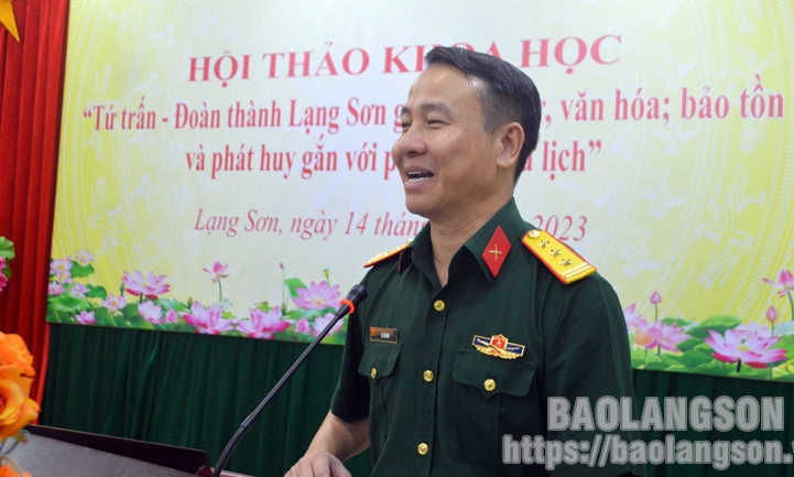 thảo “Tứ trấn - Đoàn thành Lạng Sơn giá trị lịch sử, văn hóa; bảo tồn và phát huy gắn với phát triển du