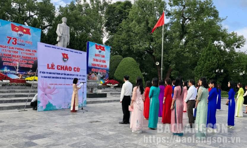 đoàn Lạng Sơn sinh hoạt chuyên đề về 192 năm Ngày thành lập tỉnh và 114 năm Ngày sinh đồng chí Hoàng Văn