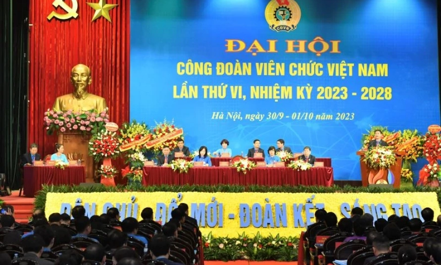 Đại hội Công đoàn Viên chức Việt Nam lần thứ VI: Đề ra ba khâu đột phá