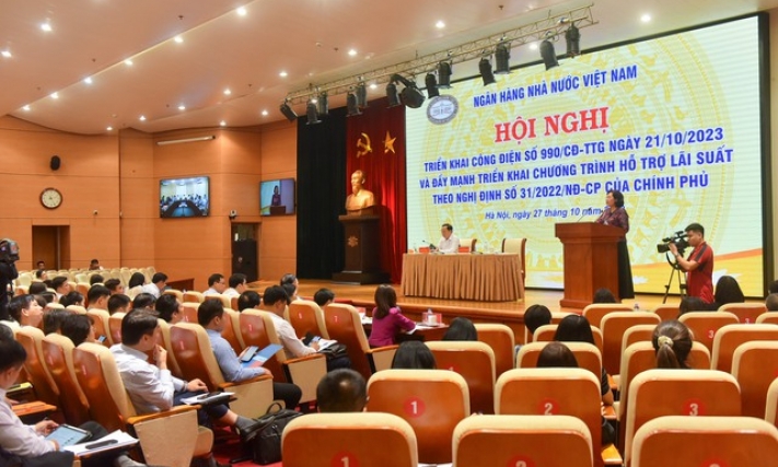 NHNN tăng tốc thúc đẩy tín dụng, giải ngân hỗ trợ lãi suất