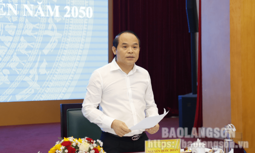 Thẩm định quy hoạch tỉnh Lạng Sơn thời kỳ 2021-2030, tầm nhìn đến 2050