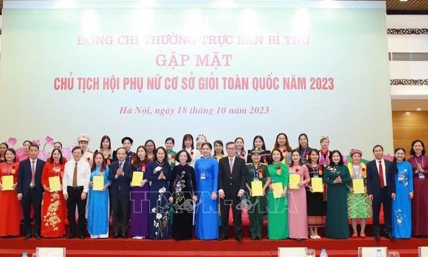 Gặp mặt các chủ tịch hội phụ nữ cơ sở giỏi năm 2023