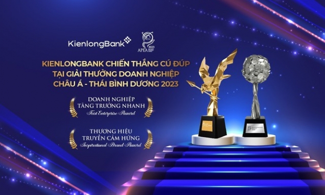 KienlongBank giành cú đúp giải thưởng tại Asia Pacific Enterprise Awards 2023