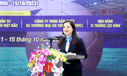 Khai mạc giải bóng đá thanh niên tỉnh Lạng Sơn năm 2023