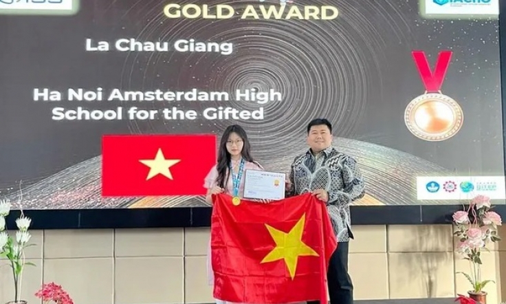 Việt Nam giành 2 huy chương vàng tại Olympic Hóa học ứng dụng quốc tế