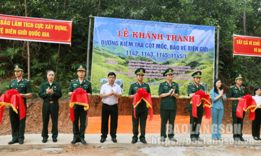 Khánh thành đường kiểm tra cột mốc 1142, 1143, 1145, 1145/1