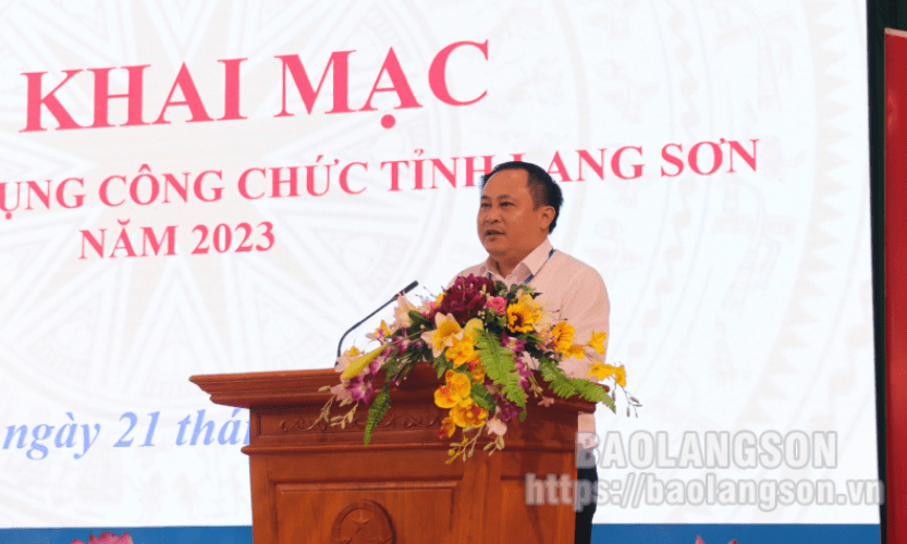 Khai mạc kỳ thi tuyển dụng công chức tỉnh năm 2023