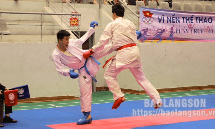 Ngày thi đấu thứ hai Giải Vô địch Karate quốc gia 2023: Hà Nội vững ngôi đầu, Lạng Sơn tụt 4 bậc xuống vị trí thứ 8