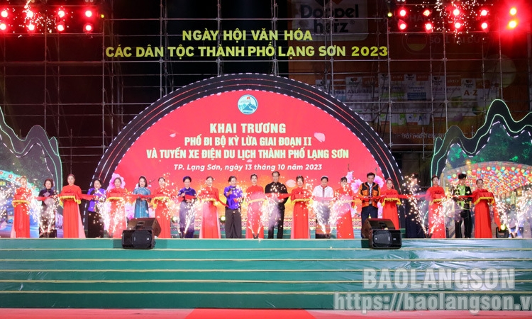 Khai mạc Ngày hội văn hóa các dân tộc thành phố Lạng Sơn năm 2023