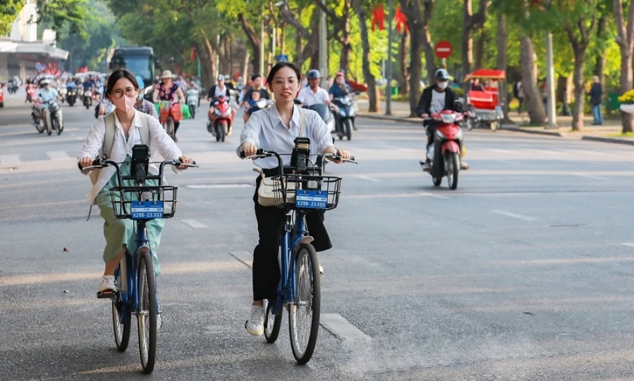 Phát triển xe đạp công cộng: "Nút thắt" ở khâu hạ tầng chưa đồng bộ