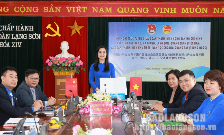 thanh niên 4 tỉnh biên giới phía bắc Việt Nam ký kết bản ghi nhớ hợp tác với Đoàn Thanh niên Khu tự trị Dân