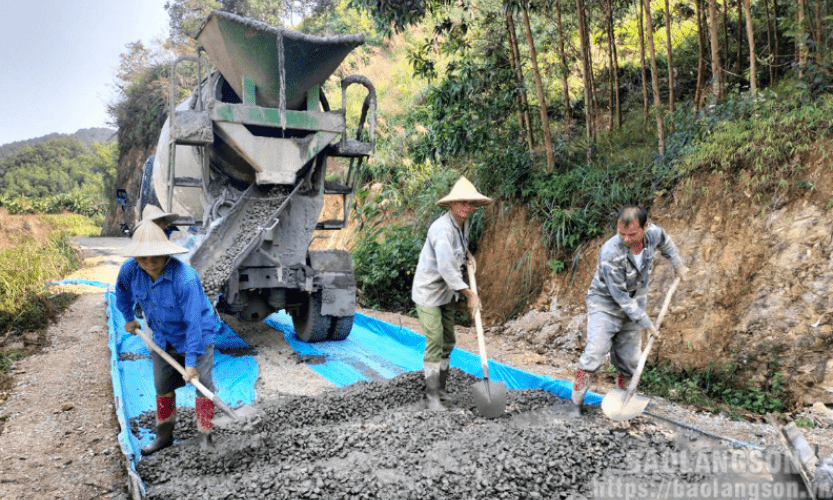 Thi công các công trình thuộc đề án giao thông nông thôn năm 2023: Nước rút về đích