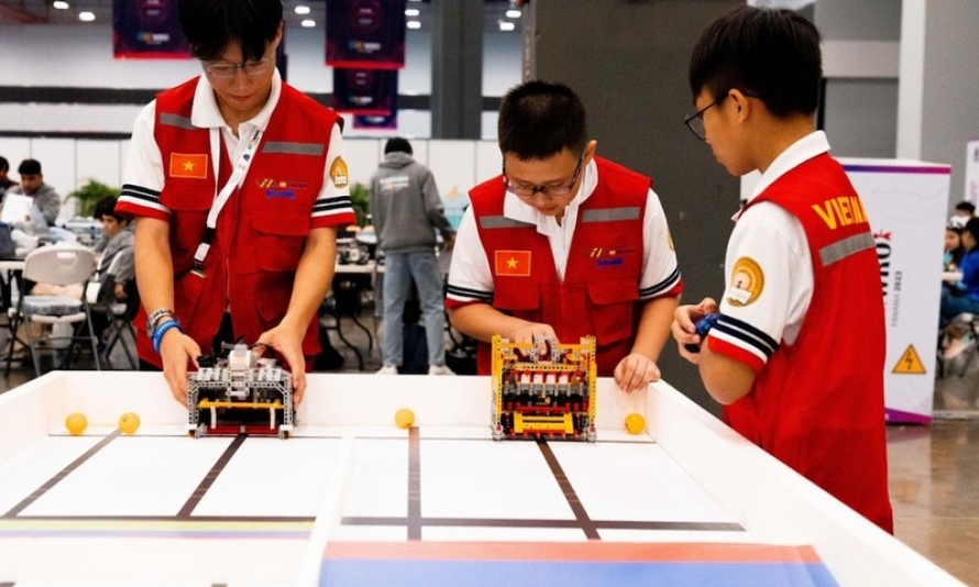 Học sinh Việt Nam đoạt nhiều giải tại World Robot Olympiad 2023