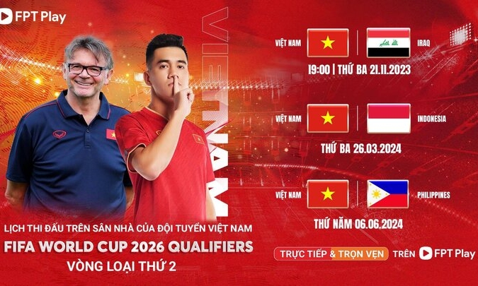 Xem trực tiếp tuyển Việt Nam đấu vòng loại World Cup 2026 trên kênh nào?