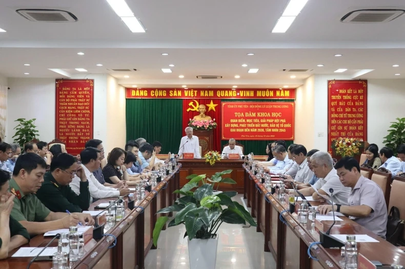  Tọa đàm khoa học bàn giải pháp đột phá xây dựng phát triển đất nước, bảo vệ Tổ quốc ảnh 2