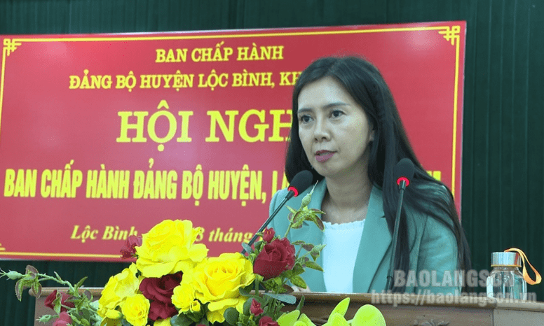 Ban Chấp hành Đảng bộ huyện Lộc Bình triển khai nhiệm vụ 2024