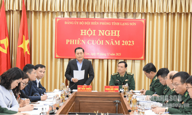 Đảng uỷ Bộ đội Biên phòng triển khai nhiệm vụ năm 2024