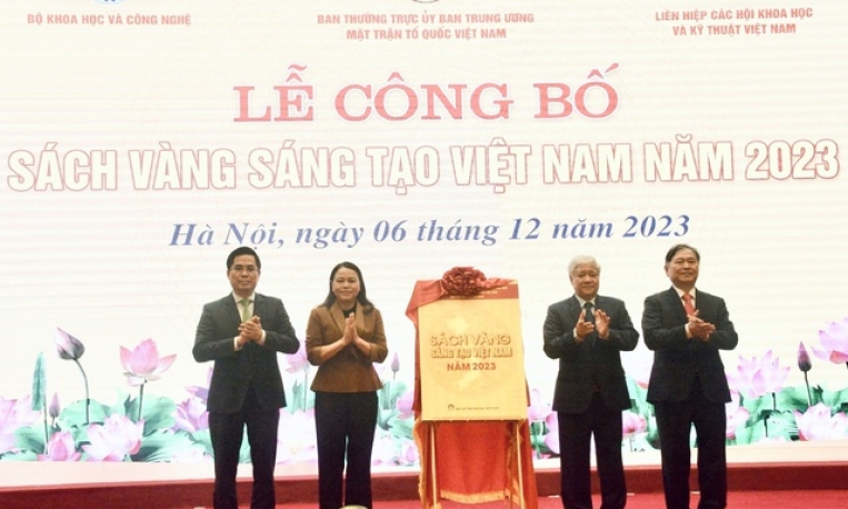 Sách vàng Sáng tạo Việt Nam 2023: Lan tỏa khát vọng sáng tạo, đam mê nghiên cứu khoa học