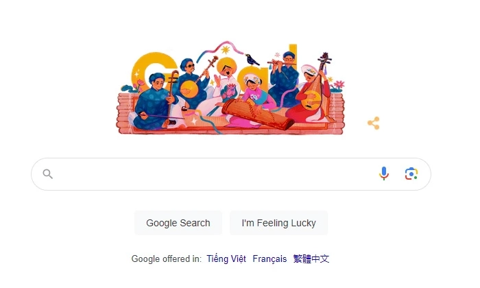 Google tôn vinh đờn ca tài tử