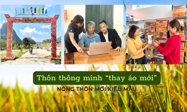 Thôn thông minh “thay áo mới”