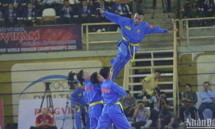 Việt Nam nhất toàn đoàn tại giải vô địch Vovinam thế giới lần VII