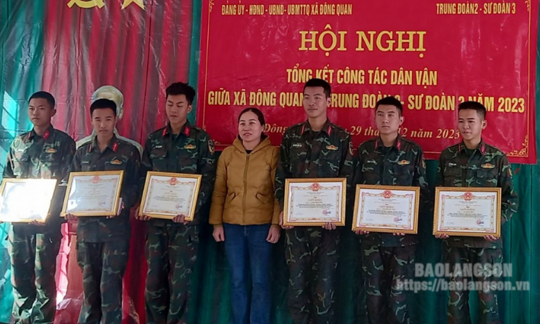 Trung đoàn 2, Sư đoàn 3 thực hiện chuỗi hoạt động dân vận tại Lộc Bình