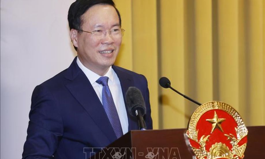 Chủ tịch nước Võ Văn Thưởng dự Hội nghị triển khai nhiệm vụ 2024 của Văn phòng Chủ tịch nước