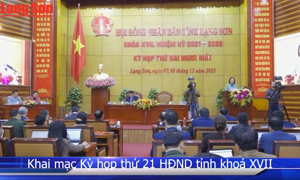 CLIP: KHAI MẠC KỲ HỌP THỨ 21 HĐND TỈNH KHÓA XVII