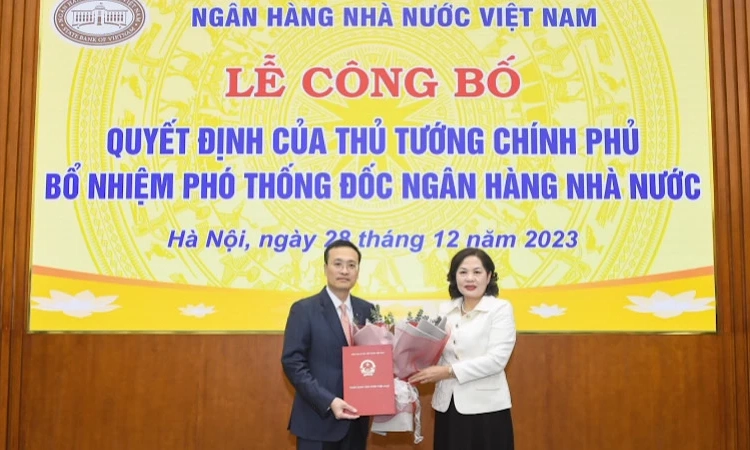 Công bố Quyết định của Thủ tướng Chính phủ bổ nhiệm Phó Thống đốc Ngân hàng Nhà nước Việt Nam