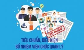 Tiêu chuẩn, điều kiện bổ nhiệm viên chức quản lý