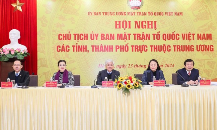 Bốn vấn đề quan trọng tại Hội nghị Chủ tịch UBMTTQ Việt Nam cấp tỉnh, thành phố