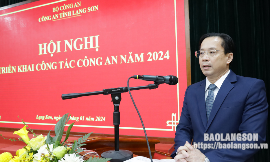 Công an tỉnh triển khai công tác năm 2024