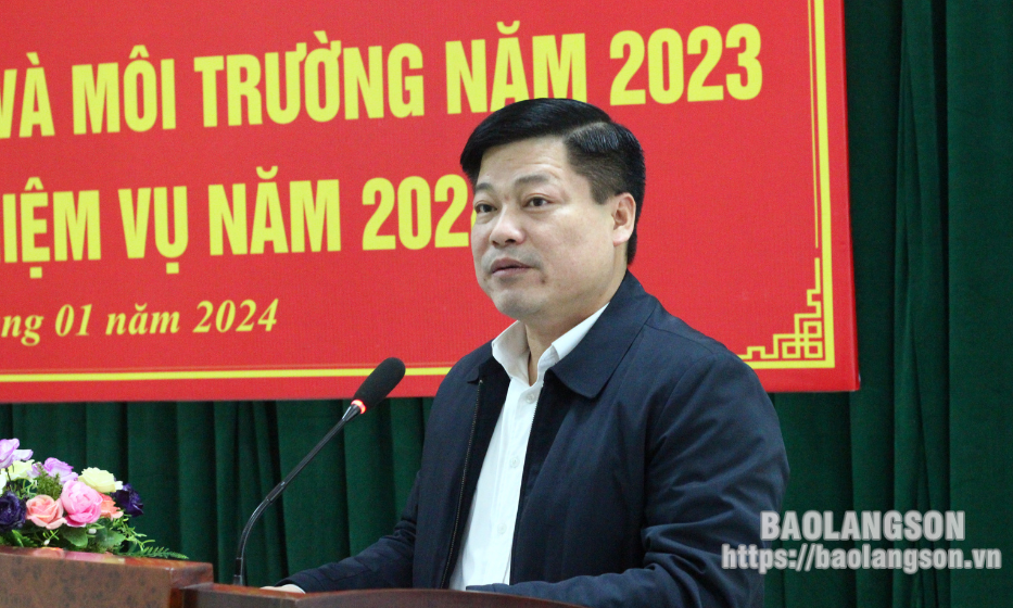 Sở Tài nguyên và Môi trường triển khai nhiệm vụ năm 2024