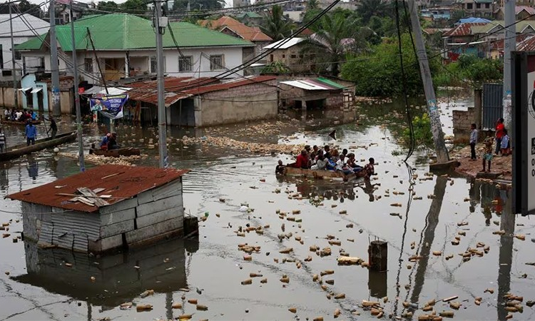 Lũ lụt nhấn chìm lưu vực sông Congo, hơn 300 người thiệt mạng