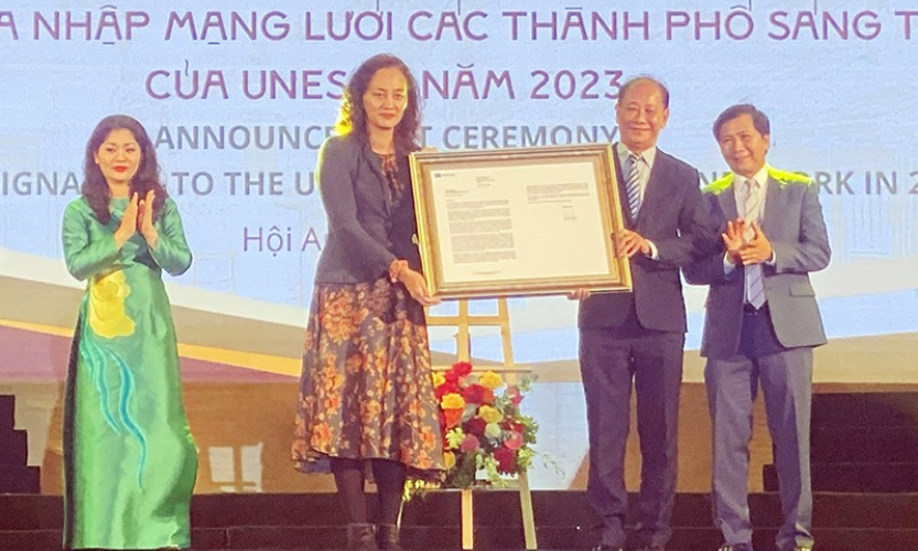 Hội An công bố gia nhập Mạng lưới các Thành phố sáng tạo toàn cầu của UNESCO