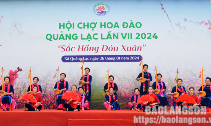 Khai mạc Hội chợ hoa đào Quảng Lạc lần thứ VII – năm 2024