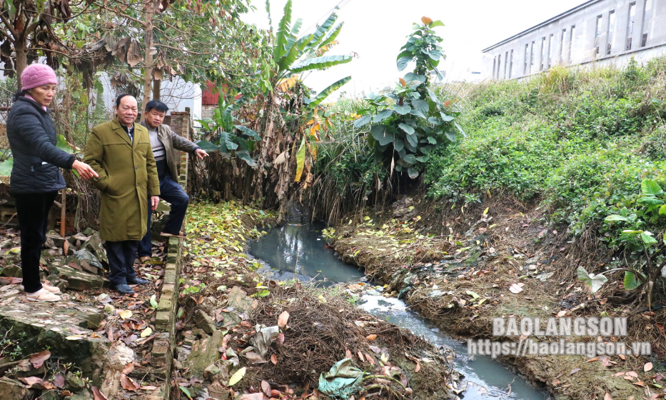 Cao Lộc: Dân khổ vì ngập úng nước thải