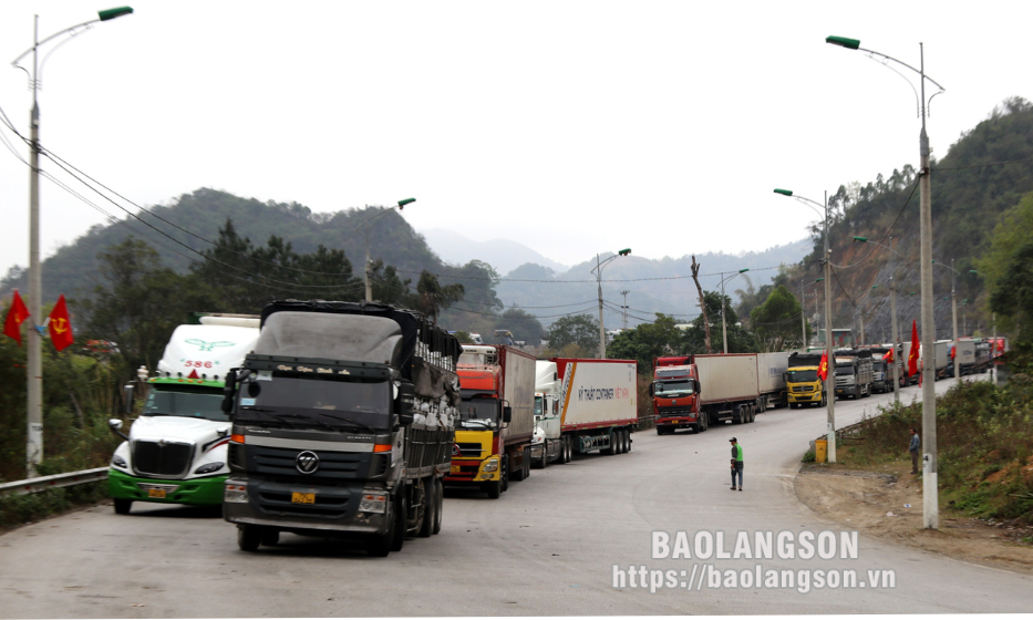 Ngày đầu mở lại thông quan sau kỳ nghỉ Tết Nguyên đán: 125 xe chở hoa quả xuất khẩu qua 2 cửa khẩu của tỉnh