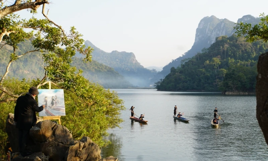 Bát ngát xanh vùng hồ Ba Bể