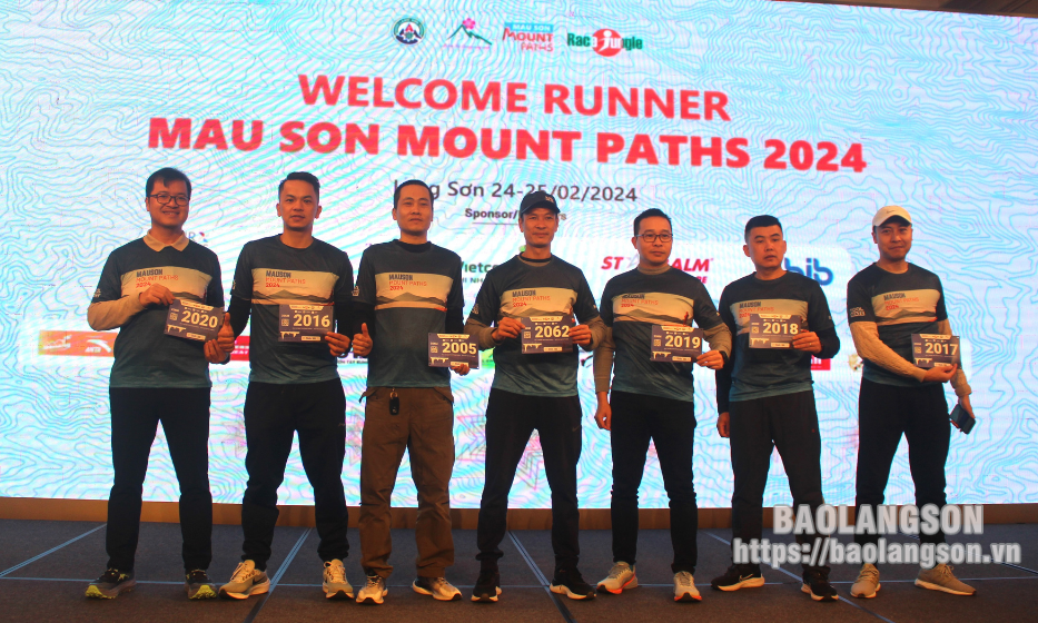 Khoảng 1.000 vận động viên giải chạy Mẫu Sơn Mount Paths 2024 đã có mặt tại Lạng Sơn
