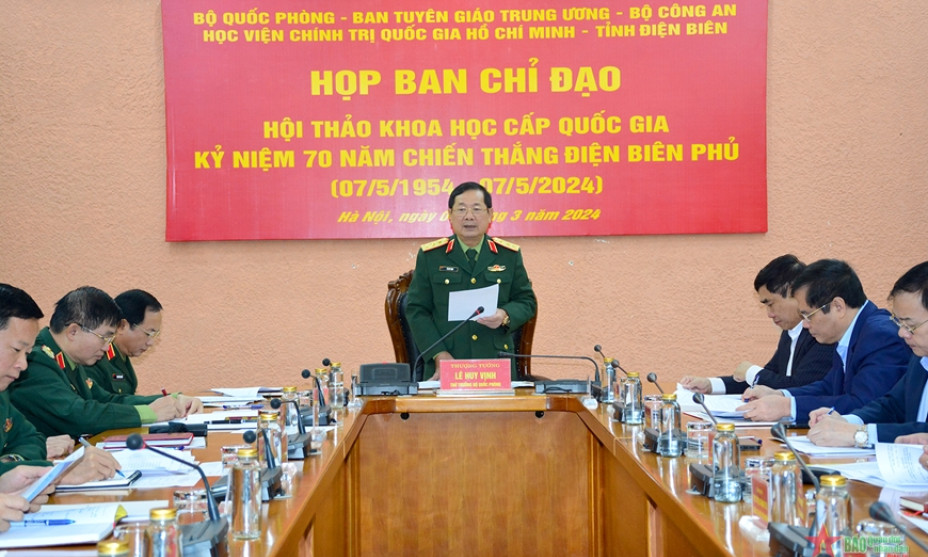 Họp Ban chỉ đạo Hội thảo khoa học cấp quốc gia kỷ niệm 70 năm Chiến thắng Điện Biên Phủ