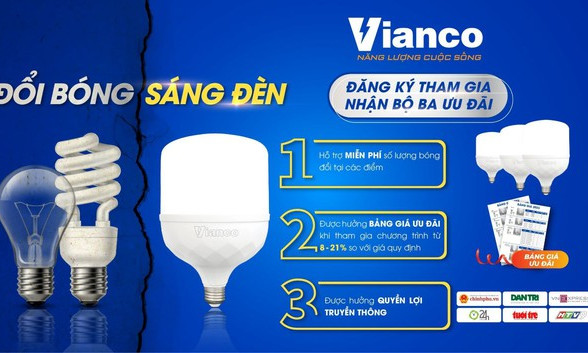 Sử dụng đèn LED góp phần thay đổi và bảo vệ môi trường