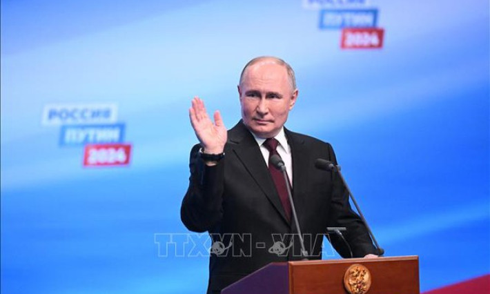 Nga: Tổng thống tái đắc cử V. Putin nêu ưu tiên trong nhiệm kỳ mới