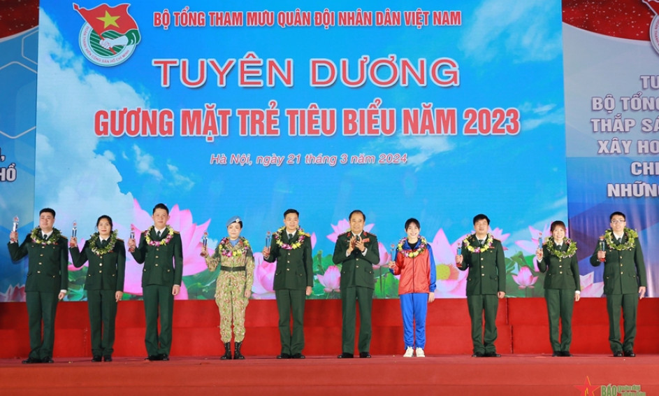 Bộ Tổng Tham mưu Quân đội nhân dân Việt Nam tuyên dương điển hình tiêu biểu trong tuổi trẻ